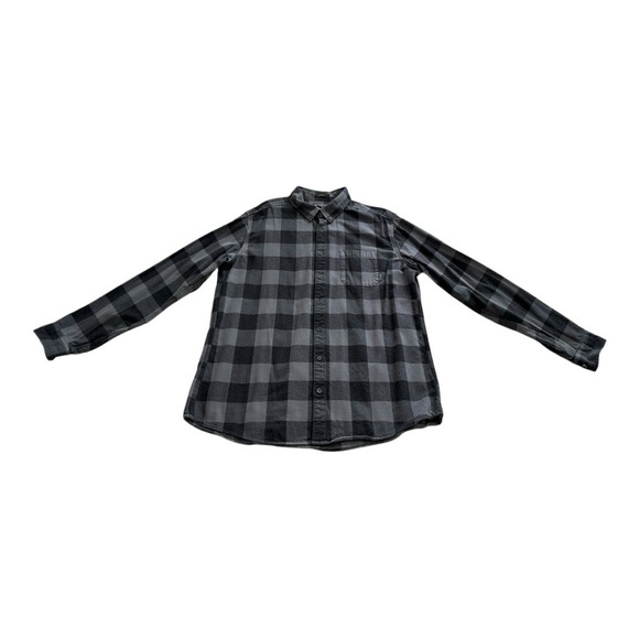 Eddie Bauer Flannel Buffalo Check Button Down Long Sleeve Shirt - Size XLT - Picture 3 of 13